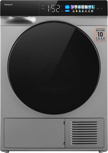 Сушильная машина Weissgauff WD 998 Heat Pump Full Touch Silver (preview 1)