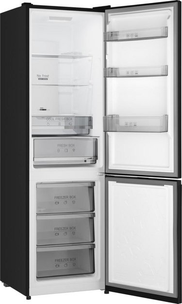 Отдельностоящий холодильник с инвертором Weissgauff WRK 2000 Total NoFrost Inverter Black Inox (preview 2)
