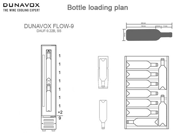 Встраиваемый винный шкаф Dunavox DAUF-9.22MB (фото 5) Встраиваемый винный шкаф Dunavox DAUF-9.22MB (preview 5)