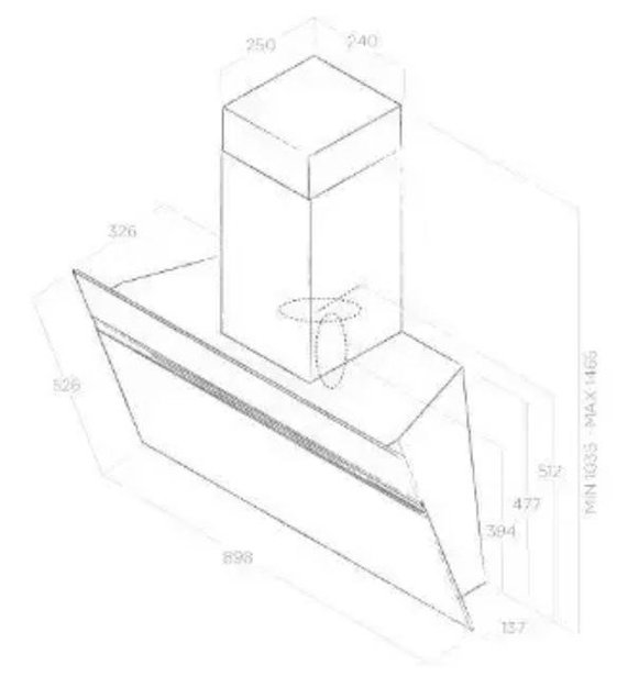 Вытяжка ELICA STRIPE URBAN CAST IRON/A/90 (preview 7)