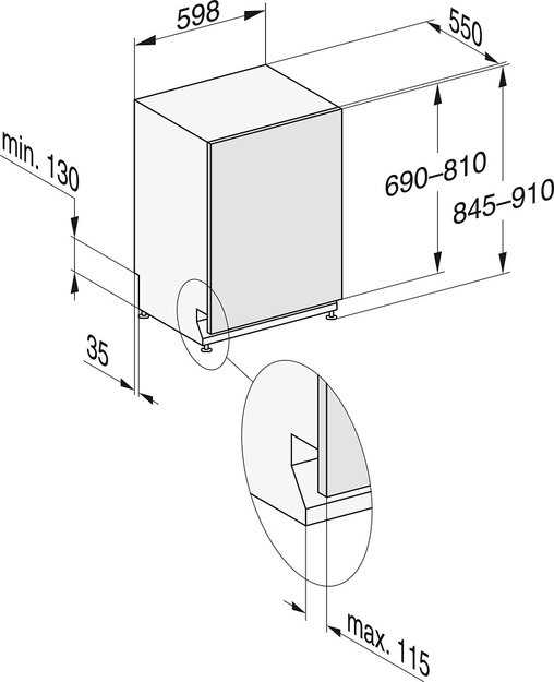 Встраиваемая посудомоечная машина Miele G 7255 SCVI XXL (фото 4) Встраиваемая посудомоечная машина Miele G 7255 SCVI XXL (preview 4)