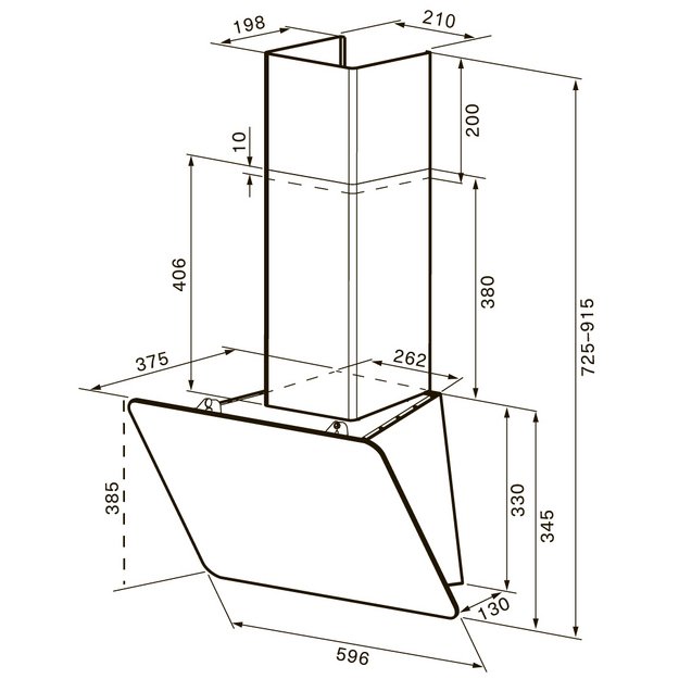 Вытяжка KRONA BELINDA 600 white SGC max (preview 16)