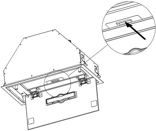 Встраиваемая вытяжка Korting KHI 6828 GN (preview 5)