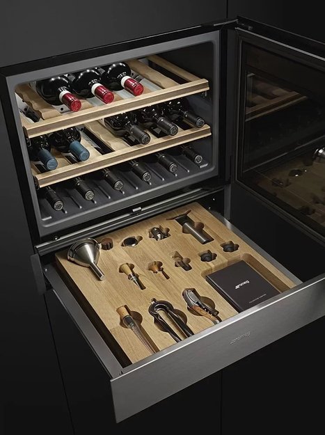 Холодильный шкаф для вина Smeg CVI318XS (preview 7)