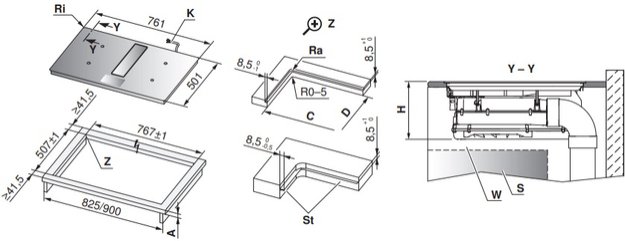Варочная панель с вытяжкой V-ZUG CombiCookTop V4000 I804 CCT4T-31096 (preview 4)