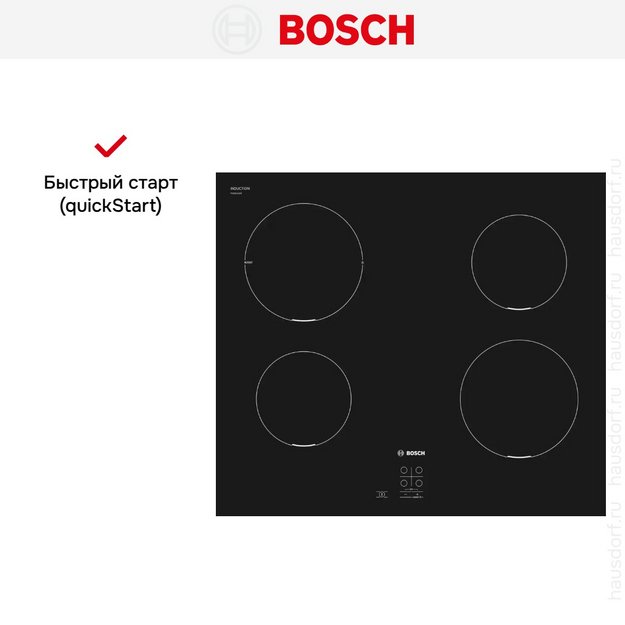 Индукционная варочная панель Bosch PUG611AA5E (preview 7)