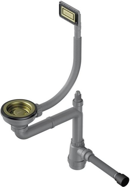 Арматура для одночашевых моек с универсальным прямоугольным переливом Omoikiri WK-1-UN LG (preview 1)