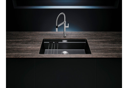 Мойка Blanco Etagon 700-U SILGRANIT® PuraDur® алюметаллик клапан-автомат InFino 525169 (preview 3)