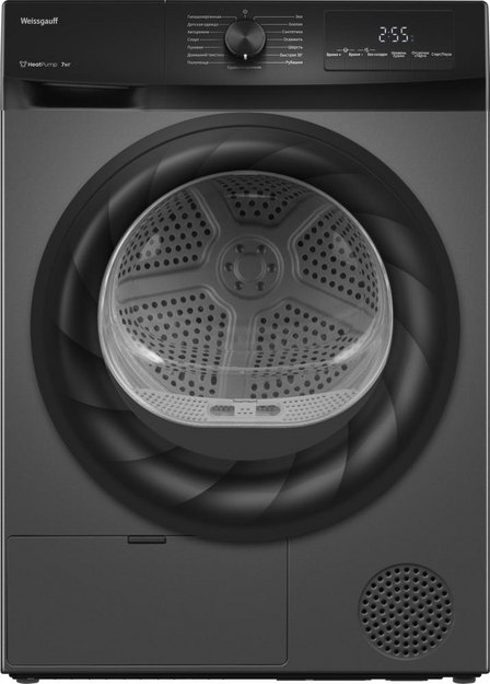 Сушильная машина Weissgauff WD 4948 Heat Pump Grey (preview 1)