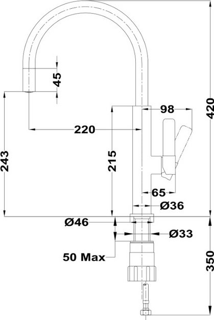 Смеситель Teka FOT 995 BRASS (preview 6)