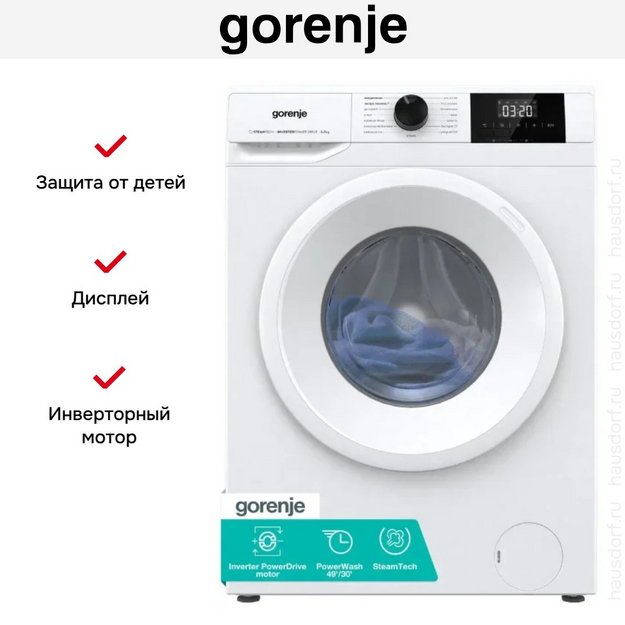 Стиральная машина Gorenje W5NGPI72SBS/C (preview 6)