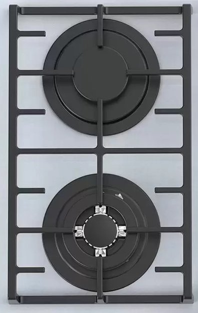 Газовая стеклянная варочная панель Korting HGG 6825 CTW (preview 2)