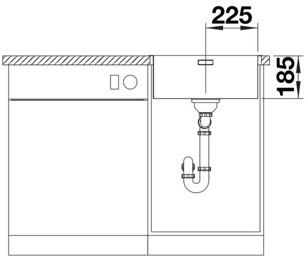 Мойка BLANCO SOLIS 450-IF нержавеющая сталь (preview 6)