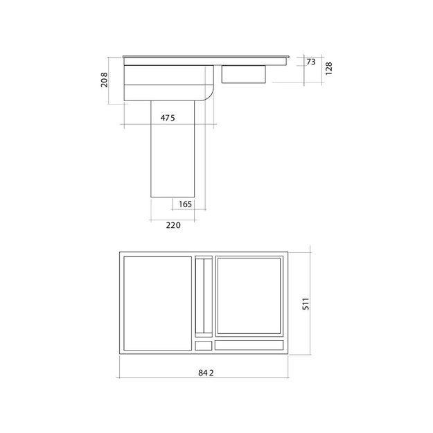 Варочная панель FALMEC Design+ MODULA/M2 (84 х 51) (preview 3)