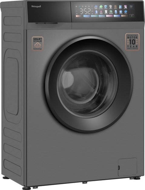 Стиральная машина Weissgauff WM 39107 Full Touch Inverter Steam Grey (preview 3)