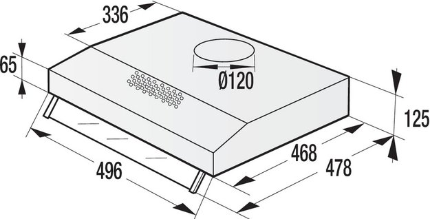 Вытяжка Gorenje WHU 529 EX/M (фото 5) Вытяжка Gorenje WHU 529 EX/M (preview 5)