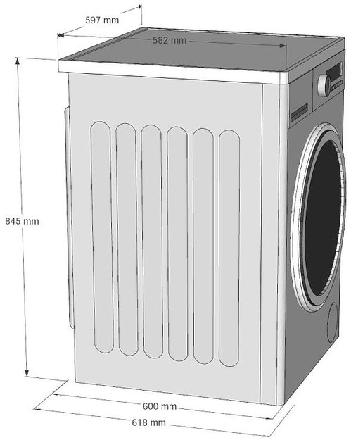 Отдельностоящая стиральная машина с паром Korting KWM 58ILS1297 S (фото 4) Отдельностоящая стиральная машина с паром Korting KWM 58ILS1297 S (preview 4)