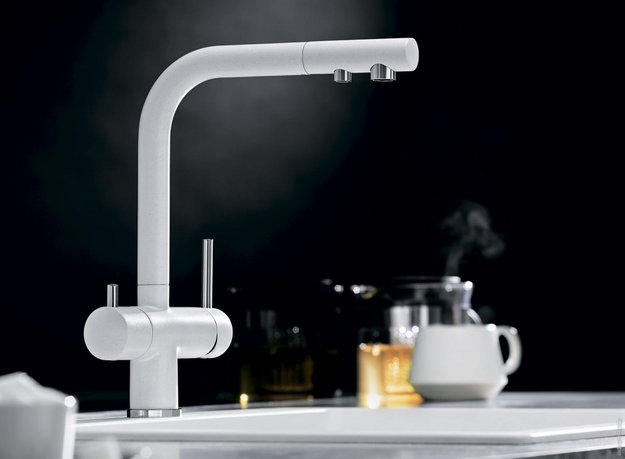 Смеситель Blanco FONTAS II 526943 Silgranit мягкий белый (preview 5)