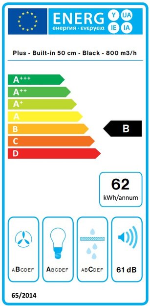 Встраиваемая вытяжка Falmec GRUPPO INCASSO PLUS 50 BK (preview 4)