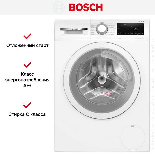 Стирально-сушильная машина Bosch WNA13401PL (preview 3)