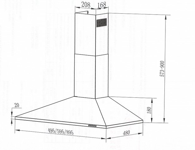 Кухонная вытяжка MAUNFELD Cork 60 нержавеющая сталь (preview 15)