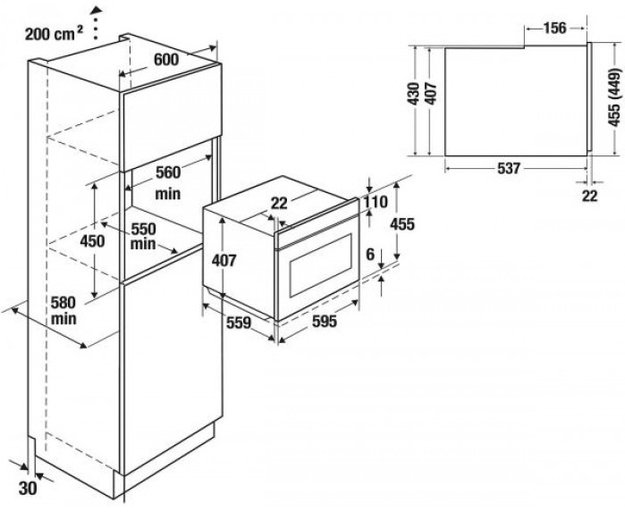 Компактный духовой шкаф с паром Kuppersbusch CBD 6550.0 W8 Hot Chili (preview 5)