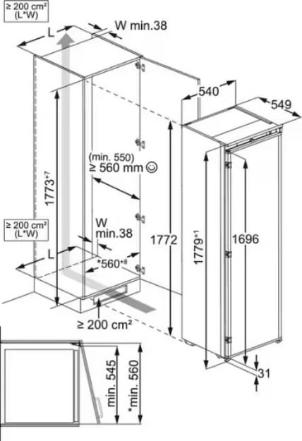 Встраиваемая морозильная камера Electrolux KUN7NE18S (фото 7) Встраиваемая морозильная камера Electrolux KUN7NE18S (preview 7)