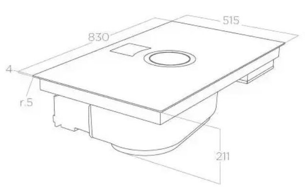 Варочная панель с вытяжкой Elica NIKOLATESLA SWITCH GLOW BL/A/83 (preview 5)