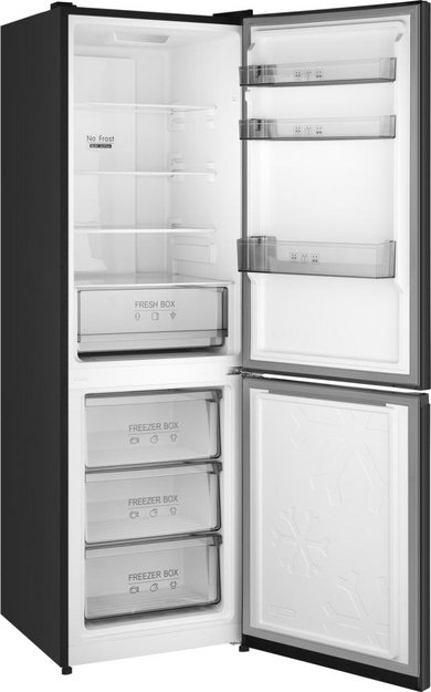 Отдельностоящий холодильник с инвертором Weissgauff WRK 185 Total NoFrost Inverter Black (preview 5)