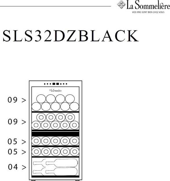 Винный шкаф La Sommeliere SLS32DZBLACK (фото 5) Винный шкаф La Sommeliere SLS32DZBLACK (preview 5)