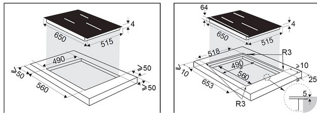 Индукционная варочная панель De Dietrich DPI5652AB (preview 9)
