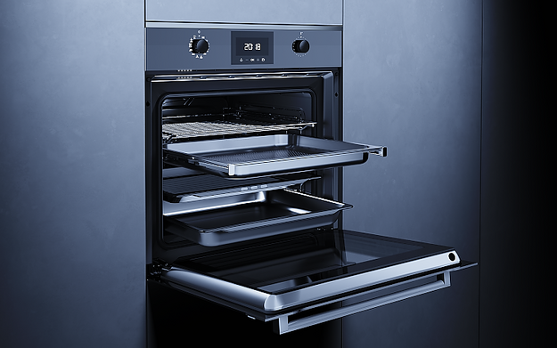 Духовой шкаф с паром Kuppersbusch BD 6340.0 S6 Black Steel (preview 2)