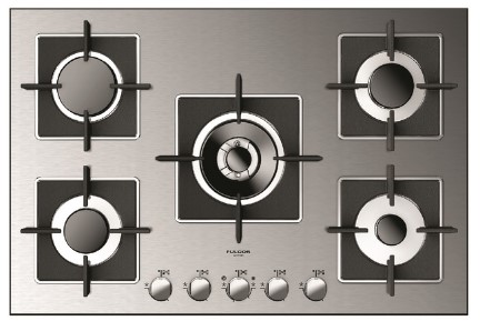 Варочная панель Fulgor Milano FSH 775 G DWK XX (preview 1)