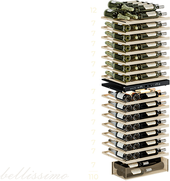 Винный шкаф MV110-KST2 Slim Italian walnut  (preview 4)