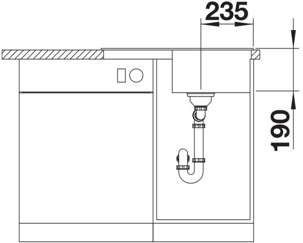 Мойка BLANCO ZIA 45 S Compact Silgranit белый (preview 6)