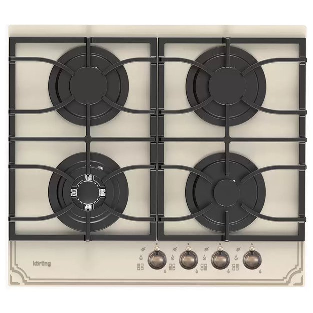 Газовая стеклянная варочная панель Korting HGG 6911 CTRB (preview 1)