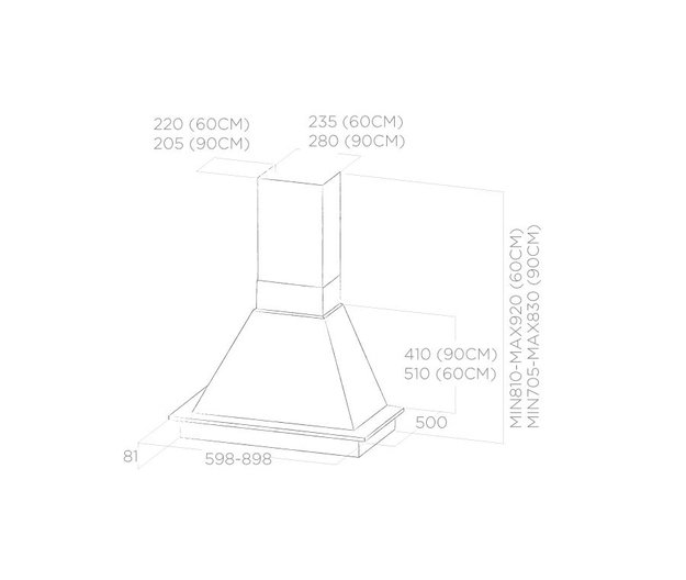 Вытяжка Elica DAISY WH/A/60 T.GREZZO (preview 4)