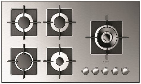 Варочная панель Fulgor Milano FSH 905 G DWK XX (preview 1)
