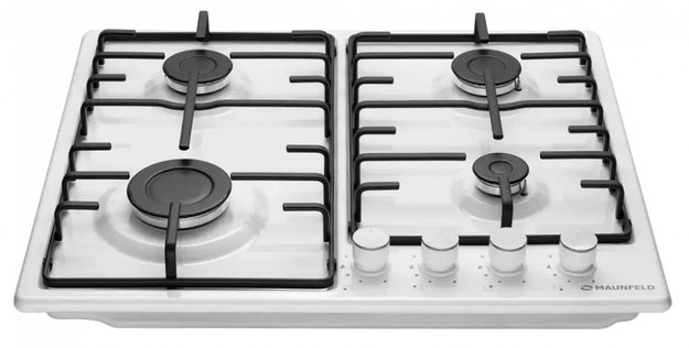 Газовая варочная панель MAUNFELD EGHE.64.3STS-EW/G (preview 3)
