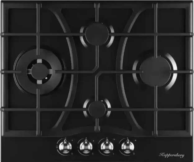 Газовая варочная панель Kuppersberg FS 610 Ant Silver (preview 1)