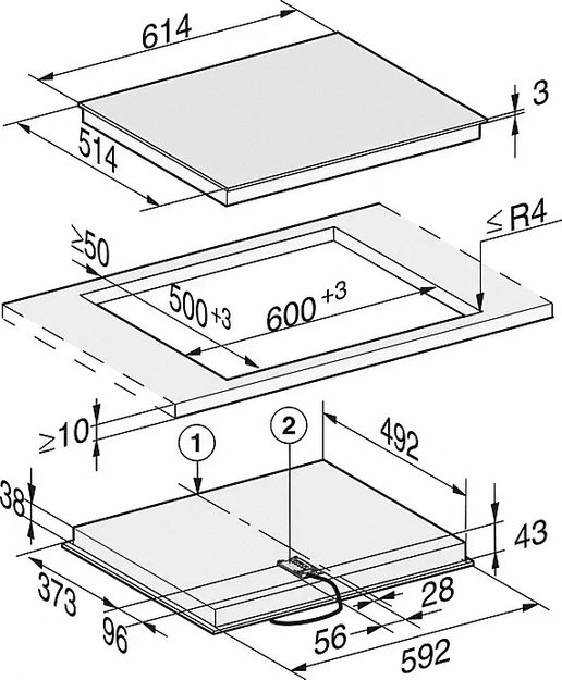 Варочная панель Miele KM 6540 FR с витрины новая (preview 4)
