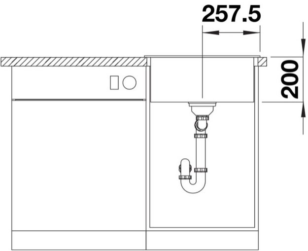 Мойка BLANCO NAYA 5 Silgranit серый беж (preview 5)