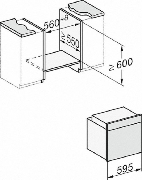 Духовой шкаф Miele H 7860 BP EDST/CLST с витрины, новый (без коробки) (preview 7)