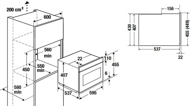 Компактный духовой шкаф с паром Kuppersbusch CBM 6570.0 X2 (preview 4)
