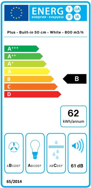Встраиваемая вытяжка Falmec GRUPPO INCASSO PLUS 50 WH (preview 3)