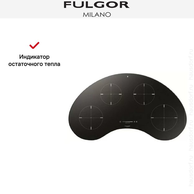 Индукционная варочная панель Fulgor Milano CHM 904 ID TS BK (preview 3)