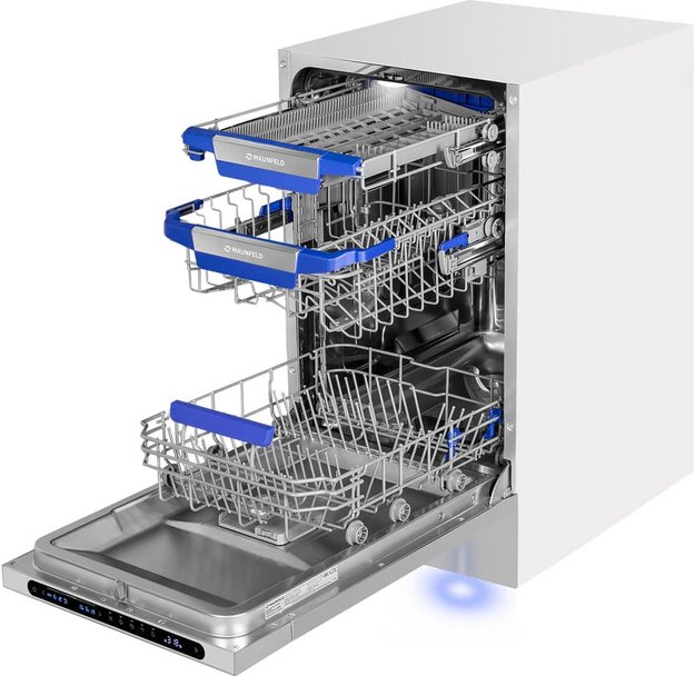 Встраиваемая посудомоечная машина Maunfeld MLP45331T Light Beam Wi-Fi (фото 7) Встраиваемая посудомоечная машина Maunfeld MLP45331T Light Beam Wi-Fi (preview 7)