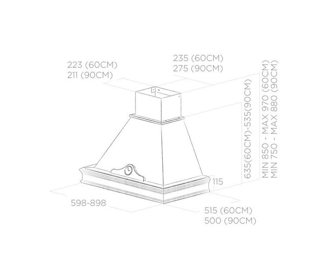 Вытяжка Elica ORETTA WH/A/60 T.GREZZO (preview 5)