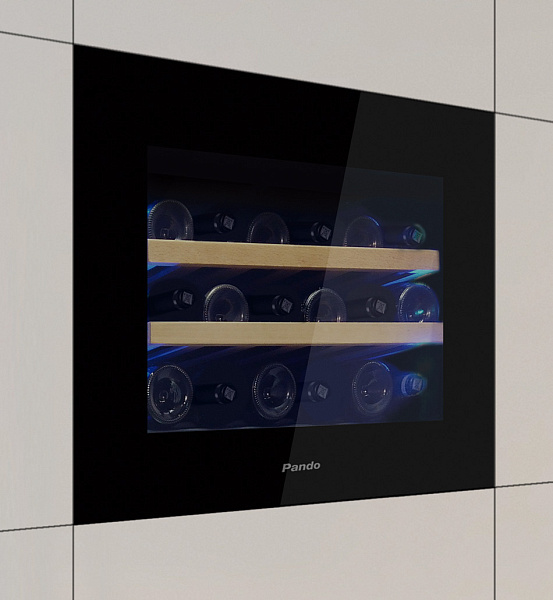 Встраиваемый винный шкаф Pando PVMAVP 45-16CRL W (фото 1) Встраиваемый винный шкаф Pando PVMAVP 45-16CRL W (preview 1)
