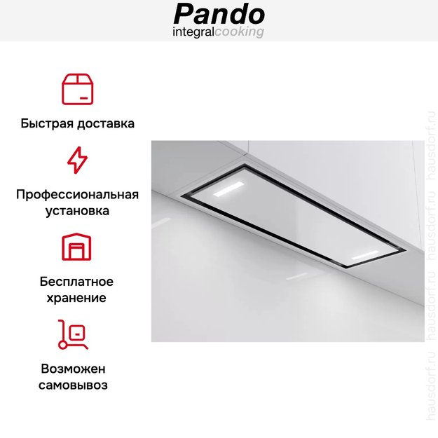 Встраиваемая вытяжка Pando NCR/52 IX-CR.BLANCO V.850 SEC (preview 7)